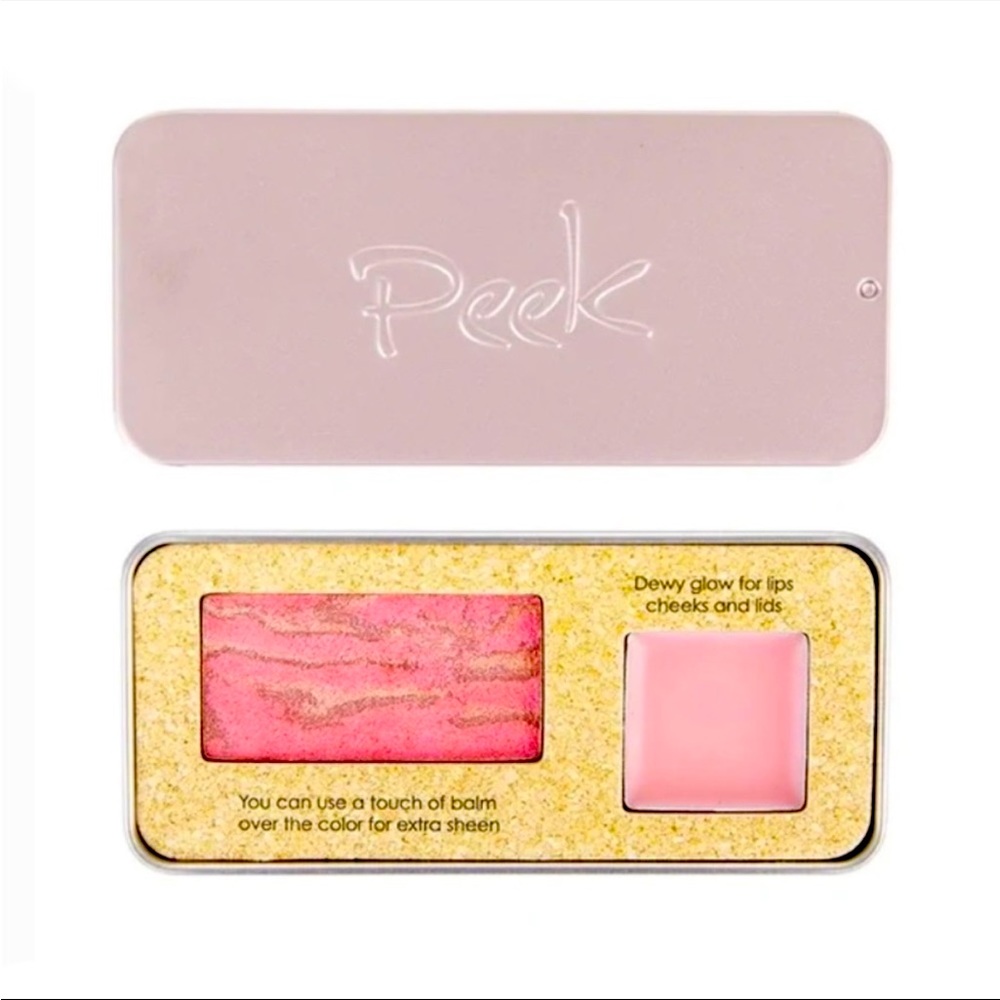 Peek Beauty Watermelon Swirl Blush + Balm